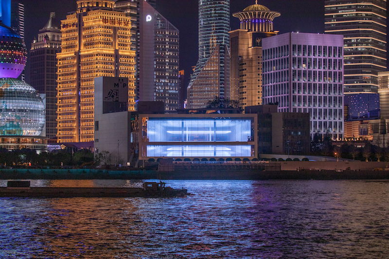 将于2021年夏开放的浦东美术馆夜景 浦东美术馆 供图